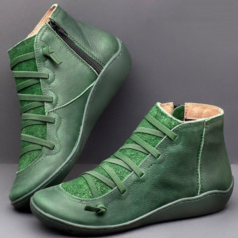 Rosalee™ - Bottes en cuir confortables avec soutien de voûte