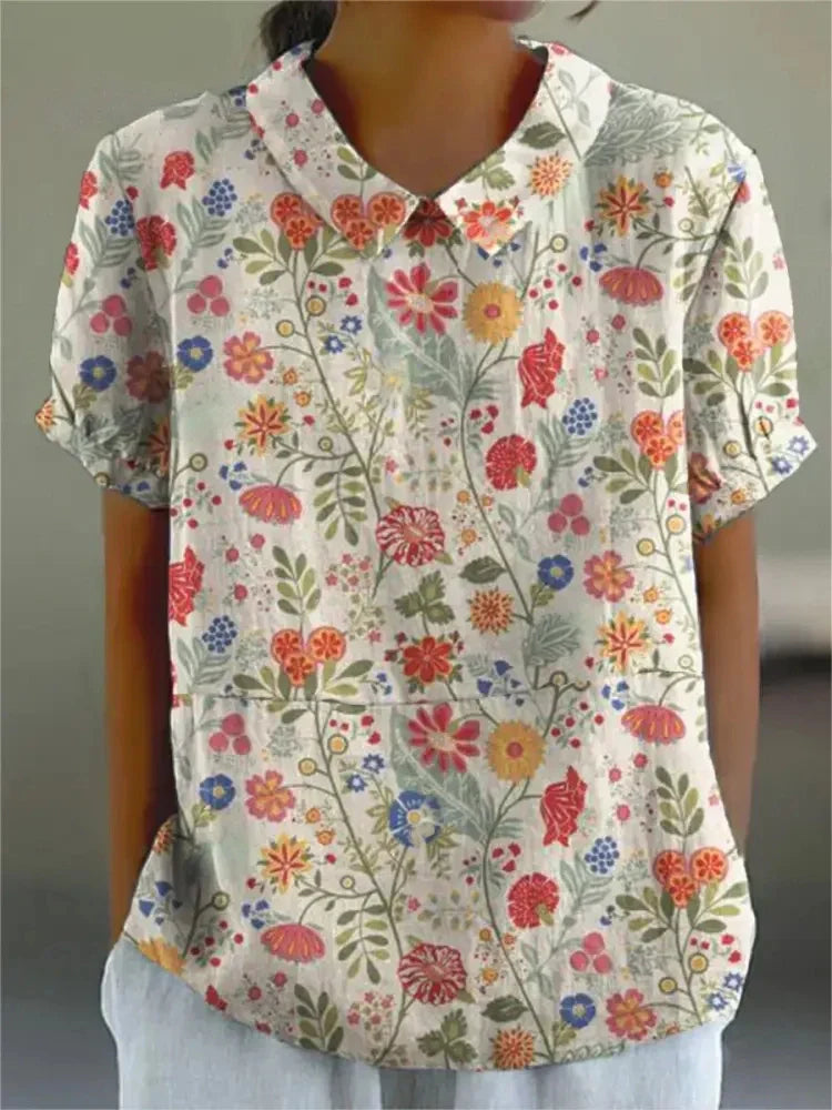 Ombeline™ - Chemise Florale Élégante