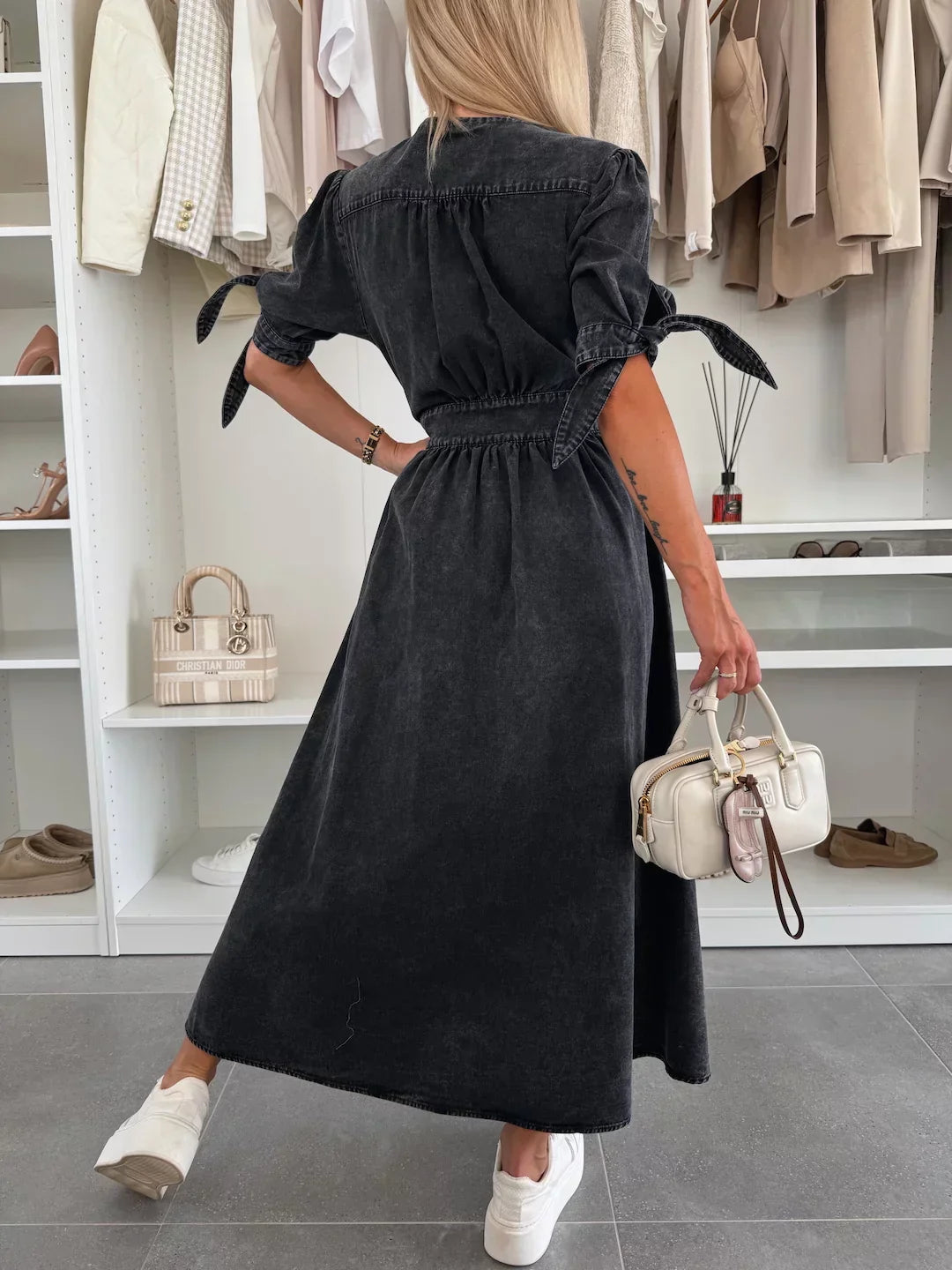 Vera™ - Robe en jean rayonnante