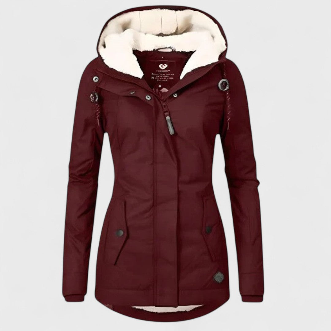 Dionellea™ - Veste chaude et imperméable avec capuche pour femme