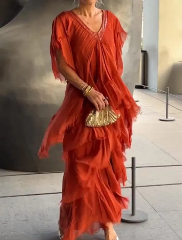 Britt™ - Robe Longue Élégante