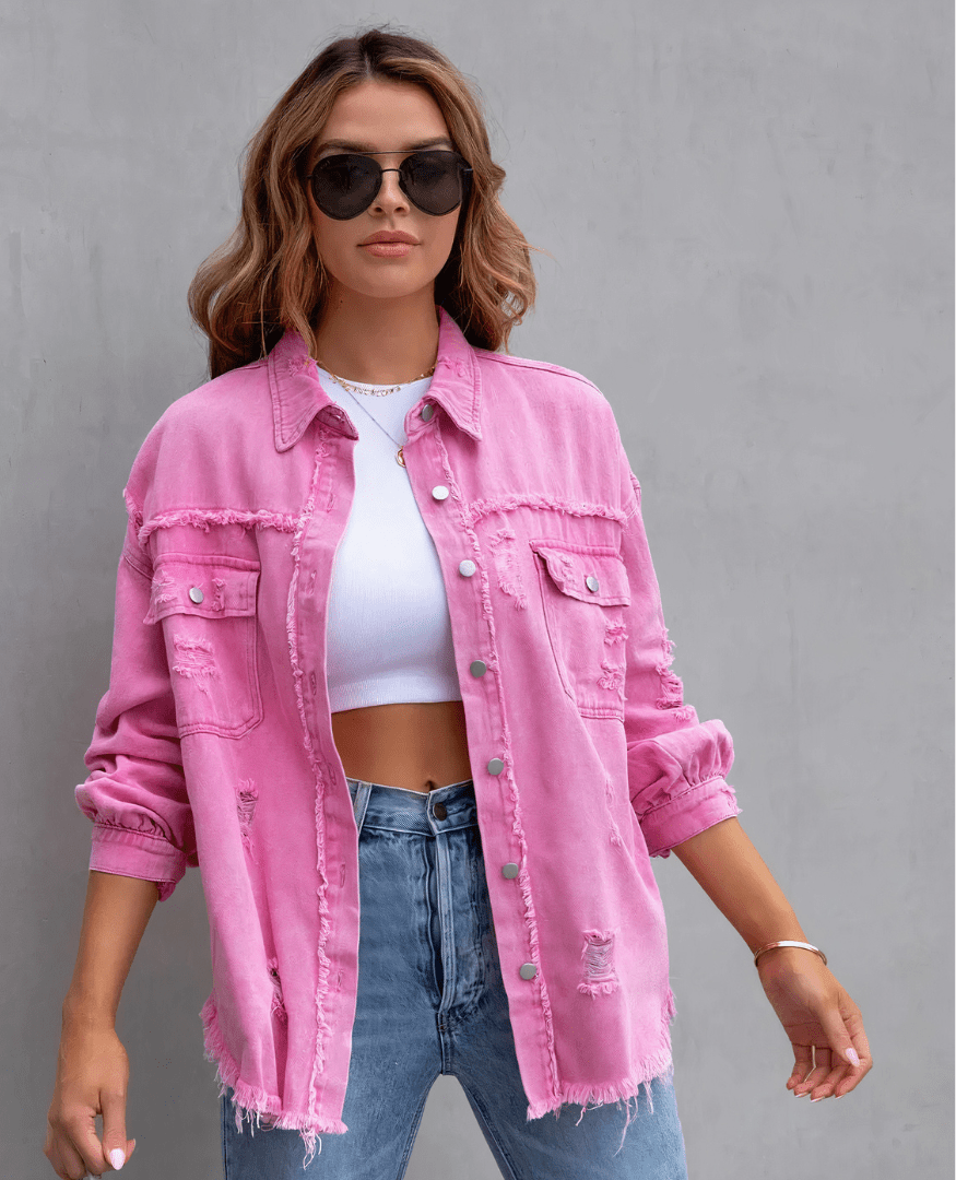Justine™ - Harvenue Sunnystitch Veste en jean