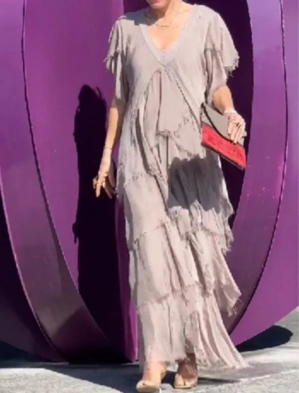 Britt™ - Robe Longue Élégante