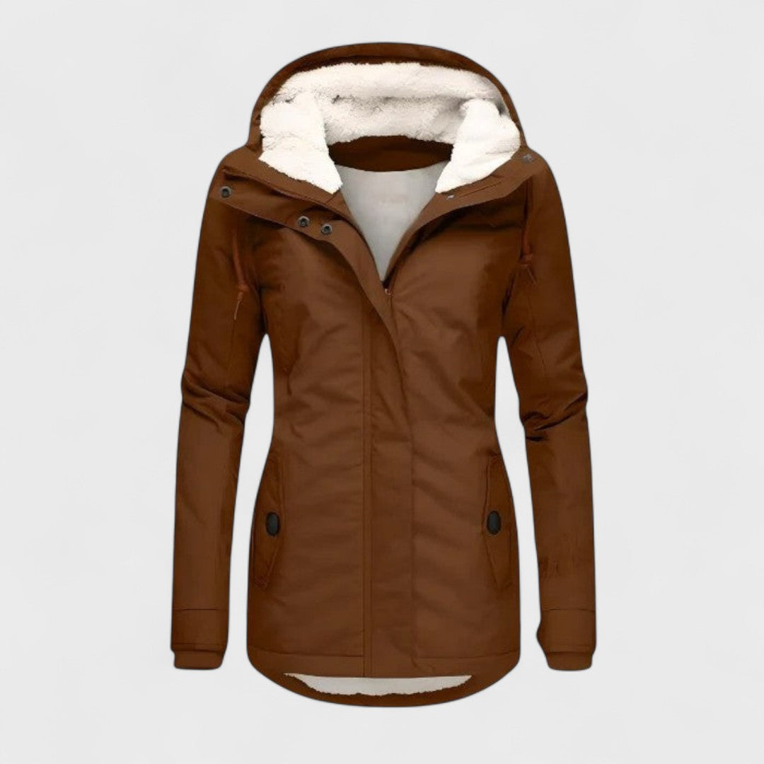 Dionellea™ - Veste chaude et imperméable avec capuche pour femme