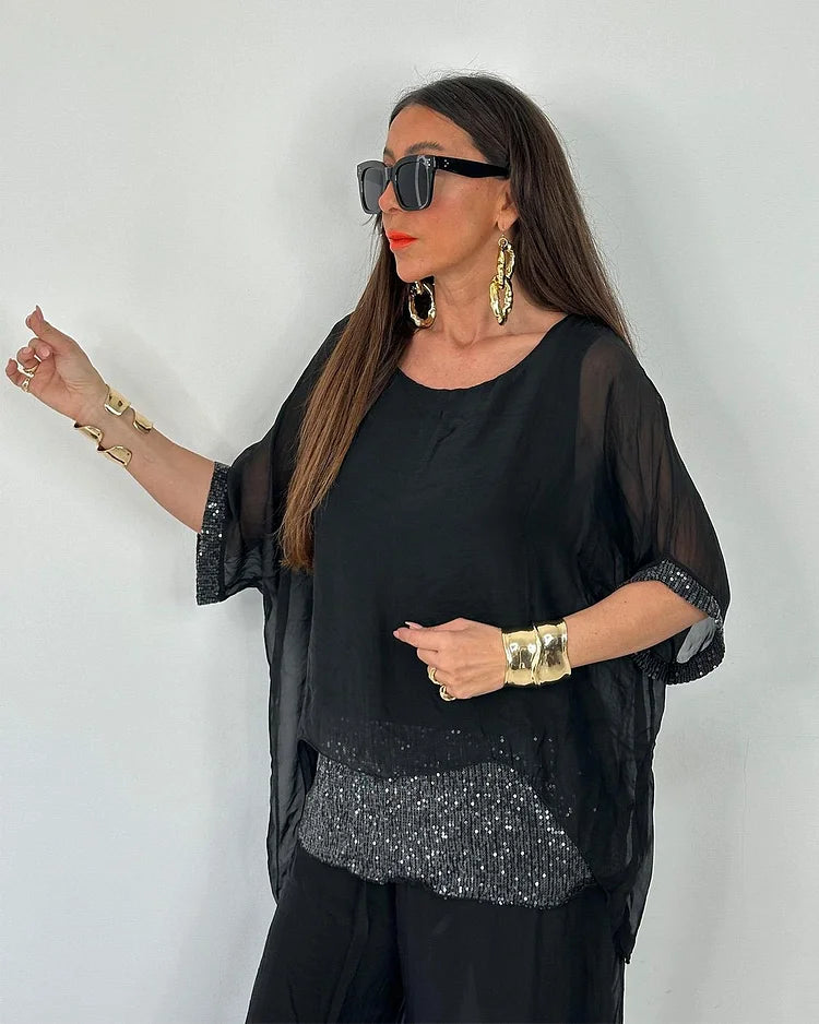 Aurélie™ - Ensemble Estival Chic Deux Pièces – Élégance Fluide et Confort Léger