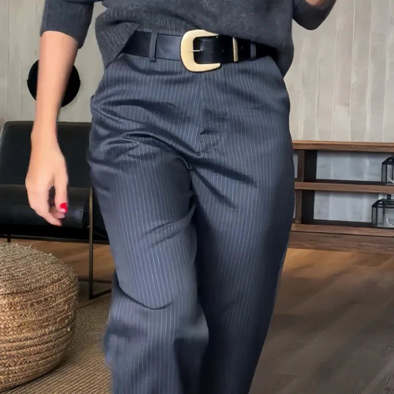 Rose™ - Pantalon droit taille haute pour femme