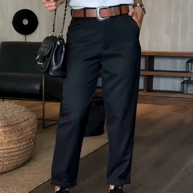 Rose™ - Pantalon droit taille haute pour femme