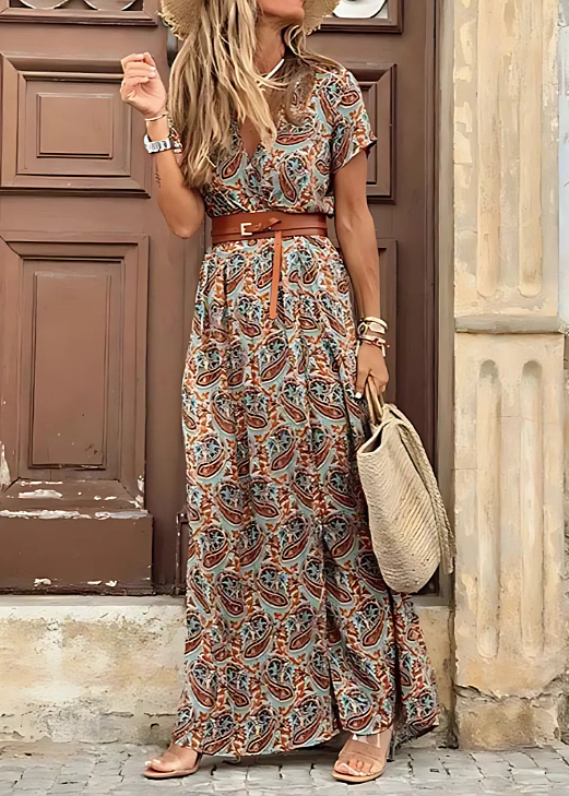 Alanis™ - Robe Maxi Bohème Élégante