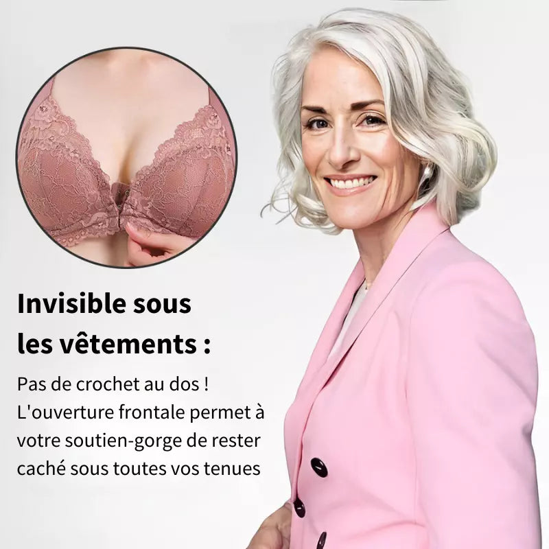 Cira™ - Soutien-gorge sans fil avec fermeture frontale (paquet de 3)