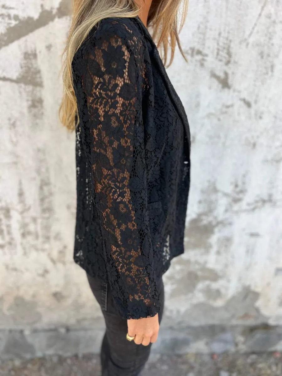 Félicie™ - Élégance en Dentelle Blazer Léger et Chic