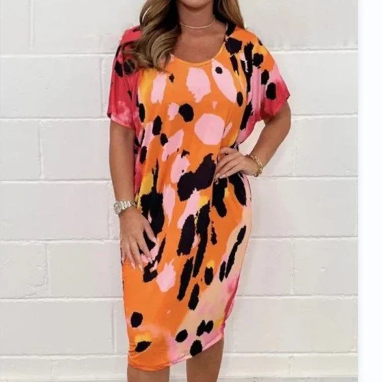 Louisa™ - Robe Décontractée Ample à Imprimé Léopard