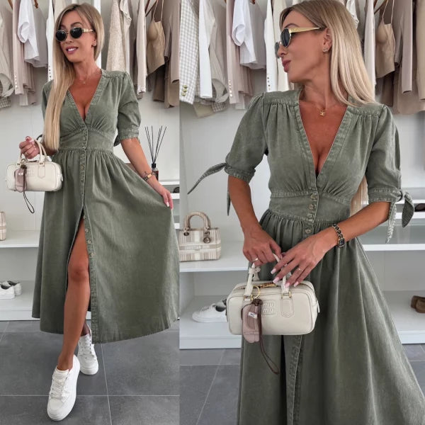 Vera™ - Robe en jean rayonnante