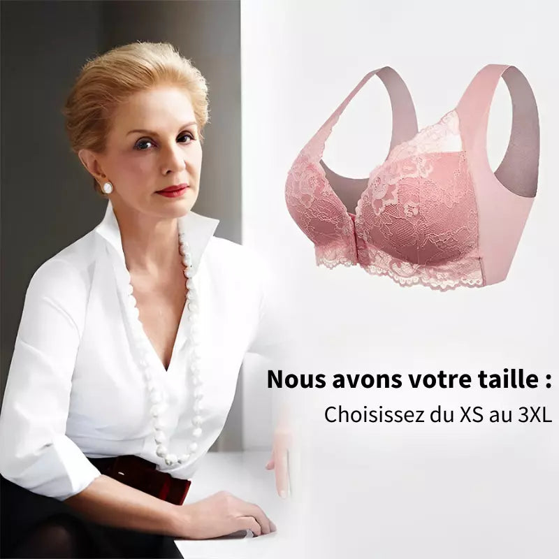 Cira™ - Soutien-gorge sans fil avec fermeture frontale (paquet de 3)