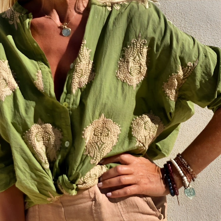 Elina™ - Blouse Chique Ibiza Style