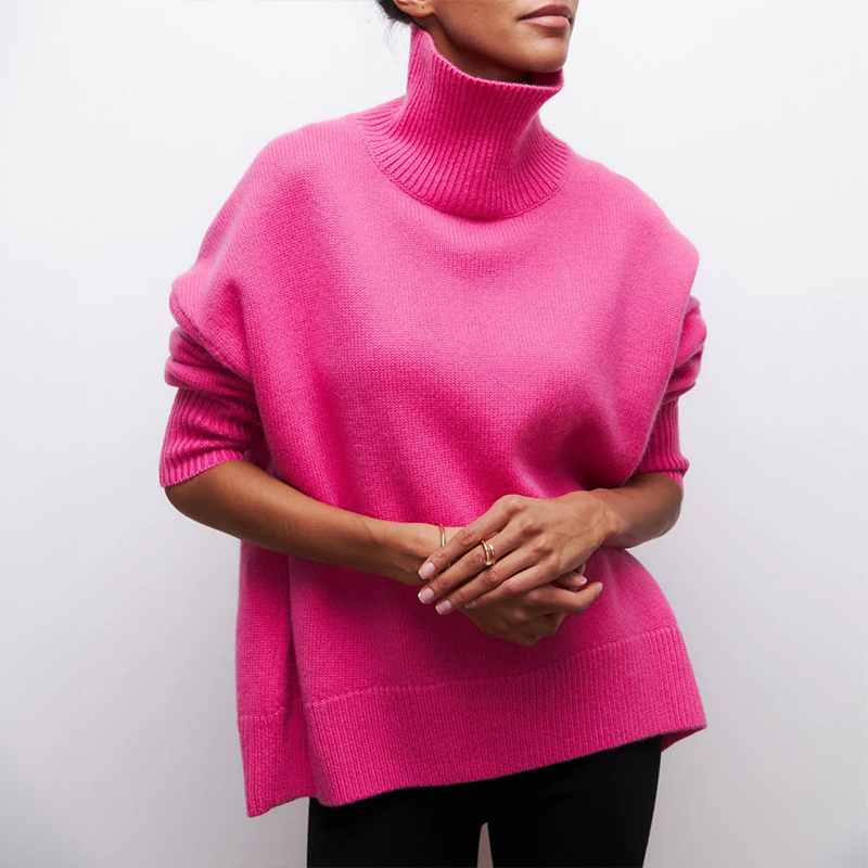 Micheline™ - Pull Chic avec Poches Côtelées pour Femmes