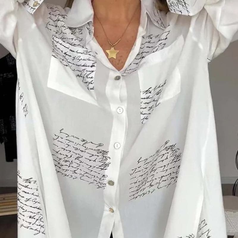 Sina - Chemise Imprimée Élégante et Polyvalente