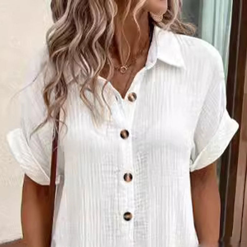 Nerina™ - Robe Chemise Décontractée Boutonnée