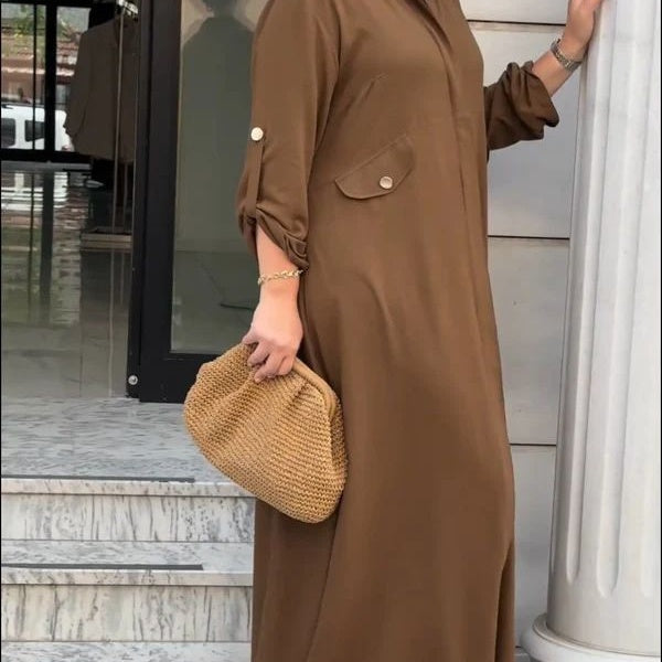 Danae™ - Ensemble 2 pièces décontracté en couleur unie pour femmes