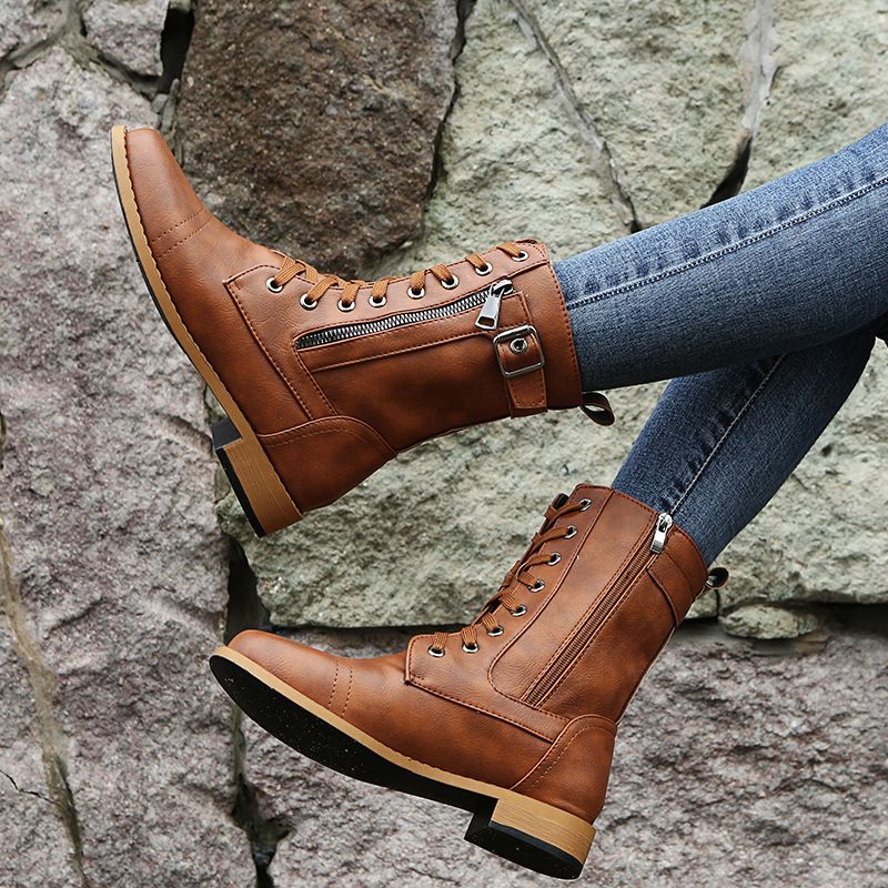 Félice™ - Bottes Orthopédiques Élégantes en Cuir