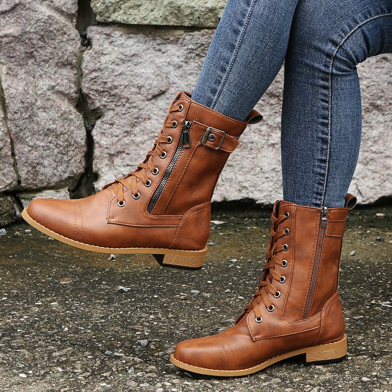 Félice™ - Bottes Orthopédiques Élégantes en Cuir