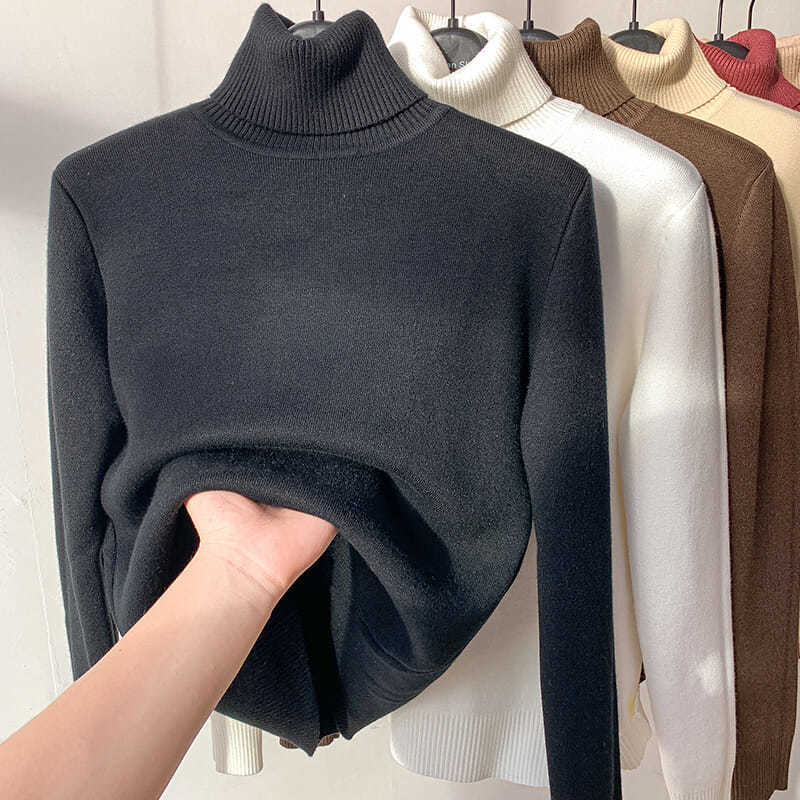 Clementine™ - Pull-over à Col Haut Élégance et Chaleur pour l'Hiver