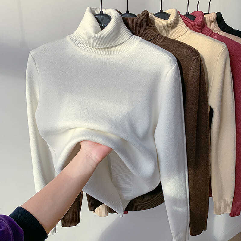 Clementine™ - Pull-over à Col Haut Élégance et Chaleur pour l'Hiver