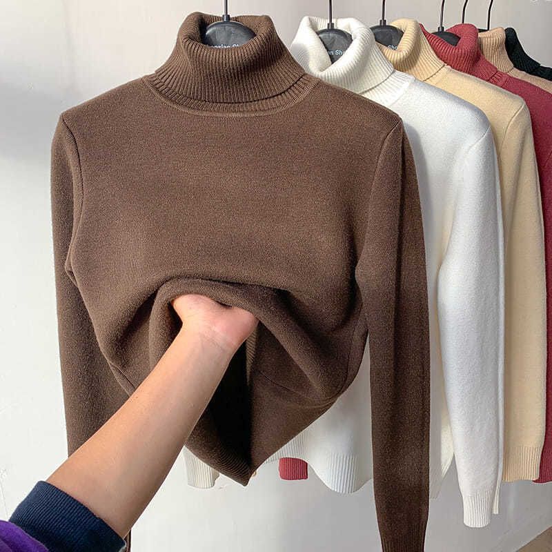 Clementine™ - Pull-over à Col Haut Élégance et Chaleur pour l'Hiver