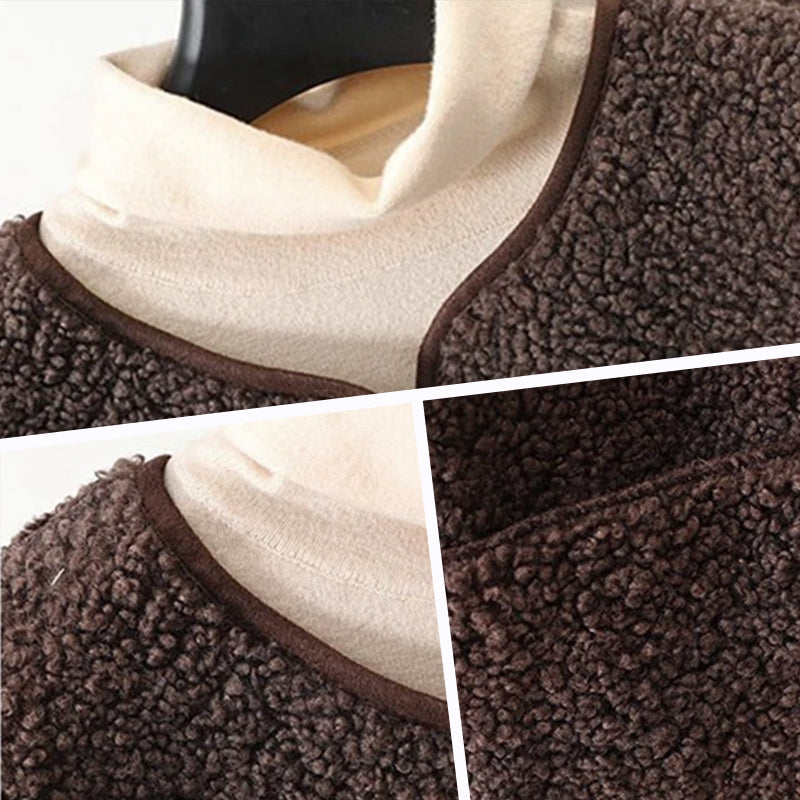 Nahla™ - Gilet Court Chaleureux à Boutons