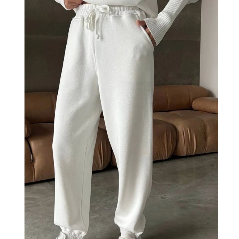 Rie™ - Ensemble Sportif Femme Tricoté à Demi-Fermeture Éclair