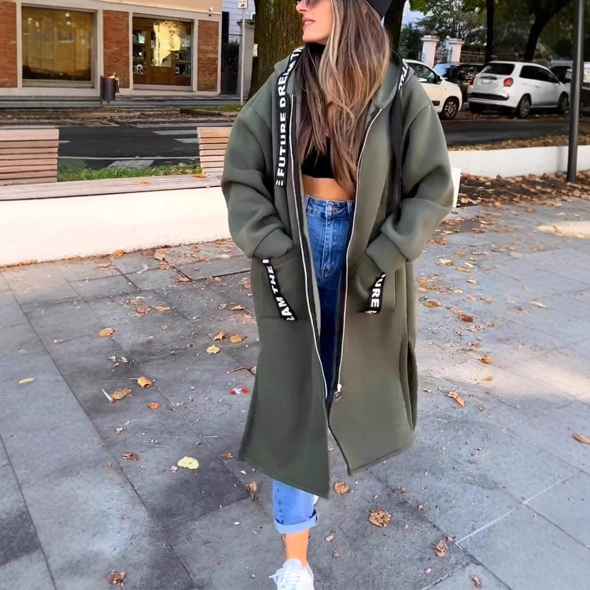 Giselle™ - Veste Longue à Capuche