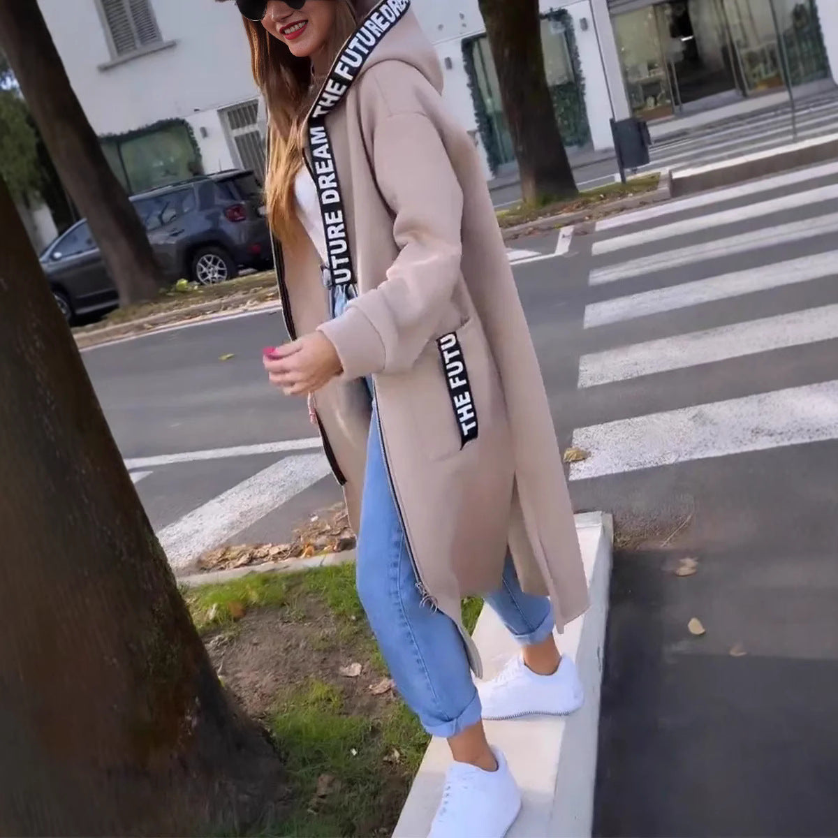 Giselle™ - Veste Longue à Capuche