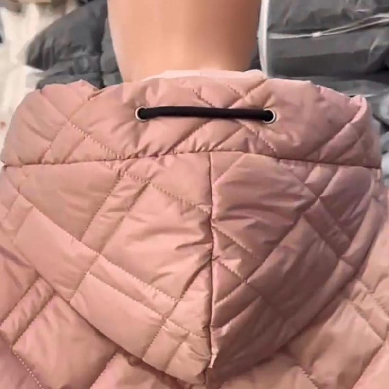 Petronella™ - Manteau Duvet Femme avec Capuche et Cordon de Serrage