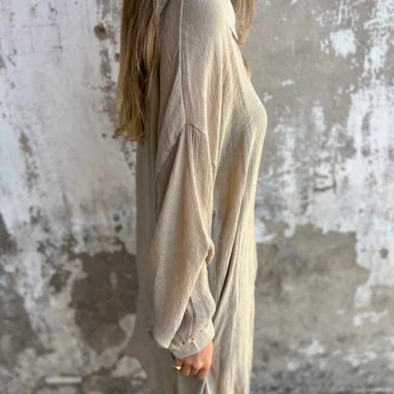 Alora™ - Ensemble chemise à manches longues et short pour femmes