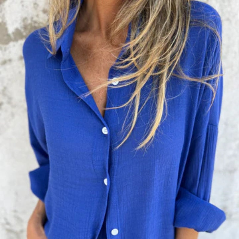 Alora™ - Ensemble chemise à manches longues et short pour femmes
