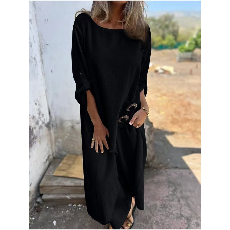 Vela™ - Costume élégant en coton et lin pour femme
