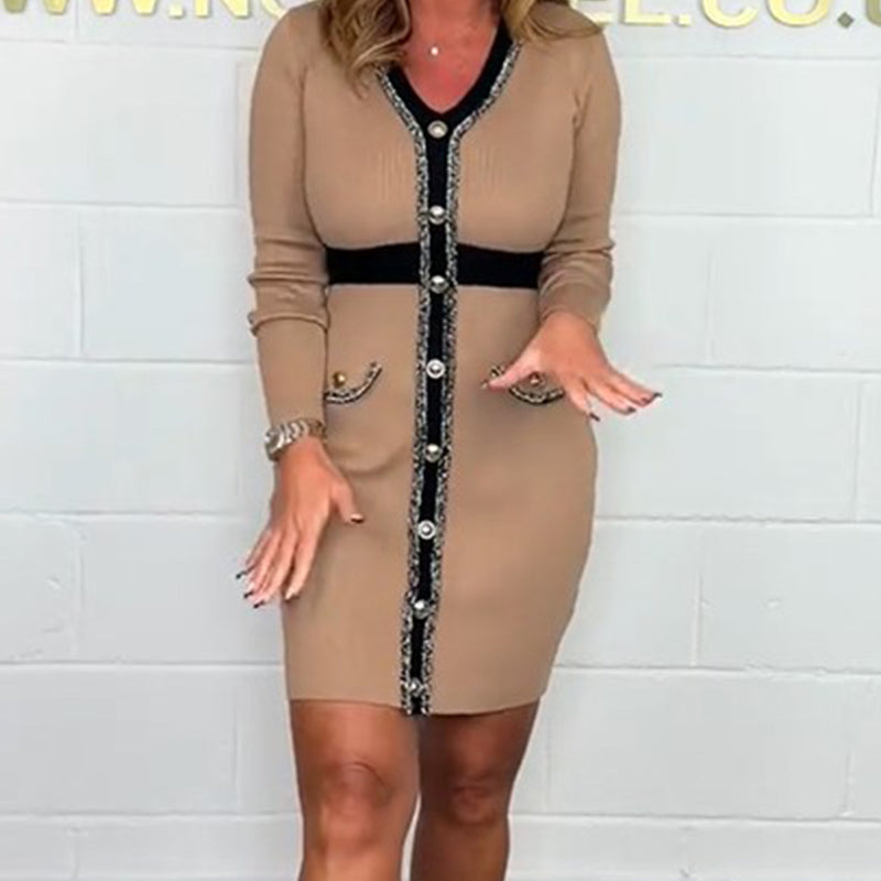Axelle™ - Robe Slim Élégante et Confortable