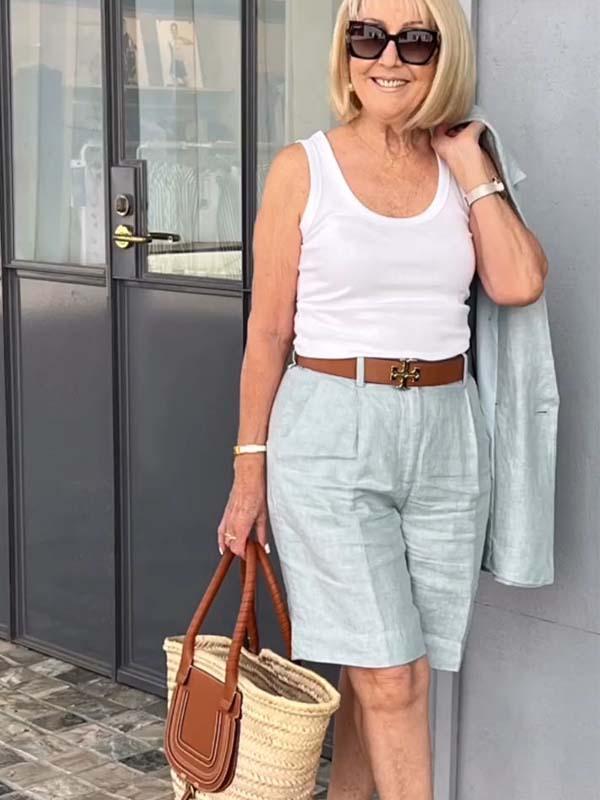 Bianca™ - Ensemble Chic avec Veste Fleurie et Short