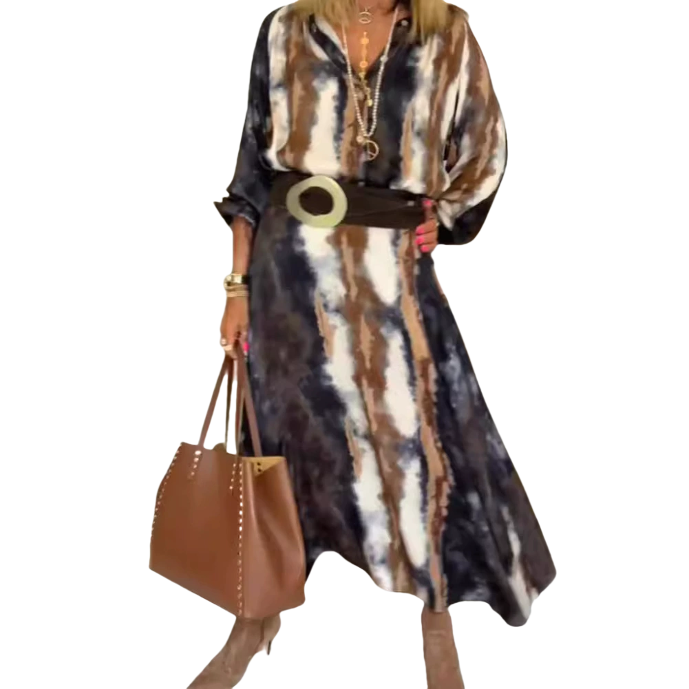 Selma™ - Robe Longue Élégante Tie & Dye
