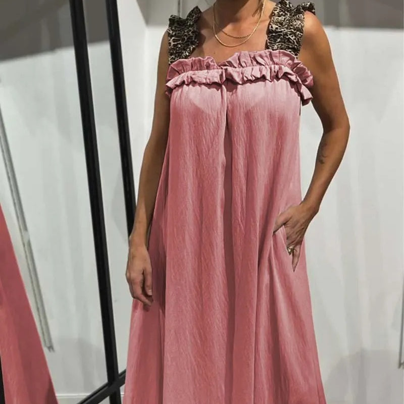 Pascaline™ - Robe Décontractée Sans Manches avec Poches
