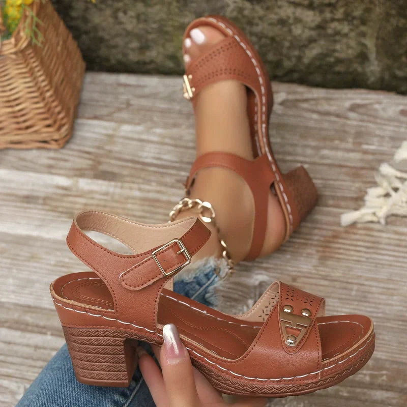 Odelia™ - Sandales à Talons pour Femme