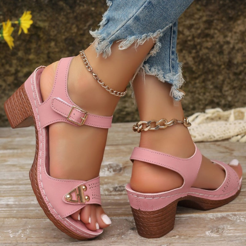 Odelia™ - Sandales à Talons pour Femme