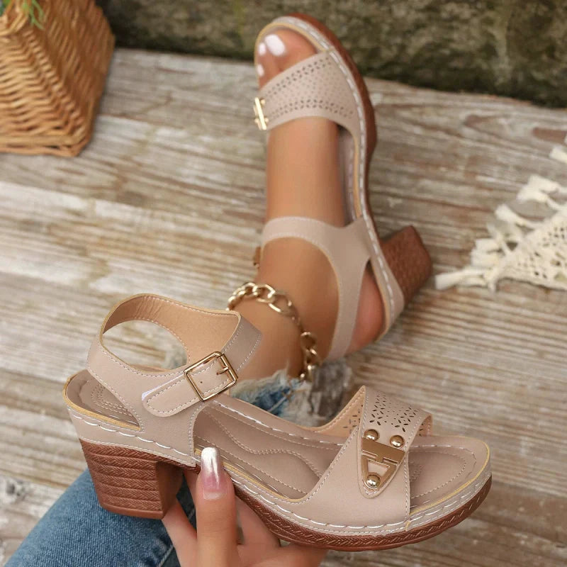 Odelia™ - Sandales à Talons pour Femme