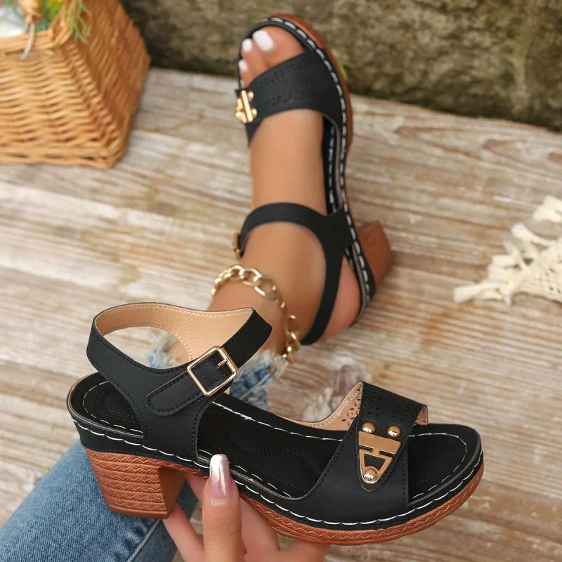 Odelia™ - Sandales à Talons pour Femme