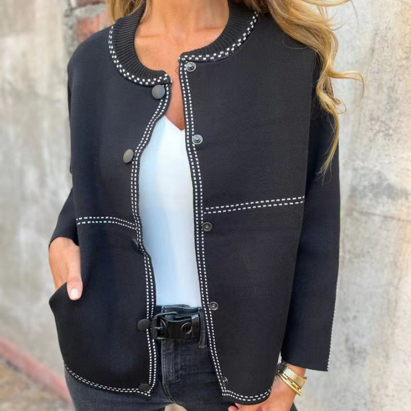 Bea™ - Cardigan Femme avec Fermeture à Boutons