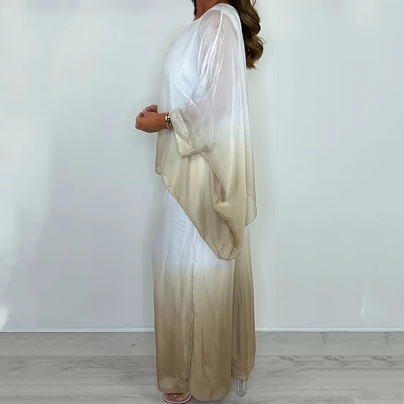 Kyra™ - Ensemble Dip Dye avec Haut Fluide et Pantalon Large