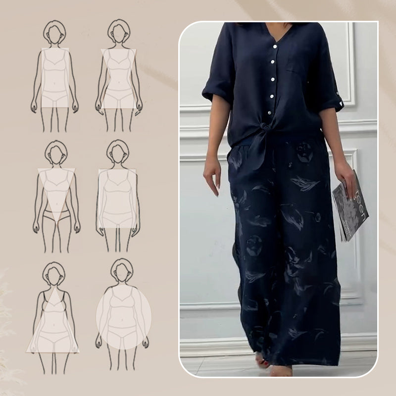 Penelope™ - Ensemble Deux Pièces Cardigan et Pantalon Taille Haute