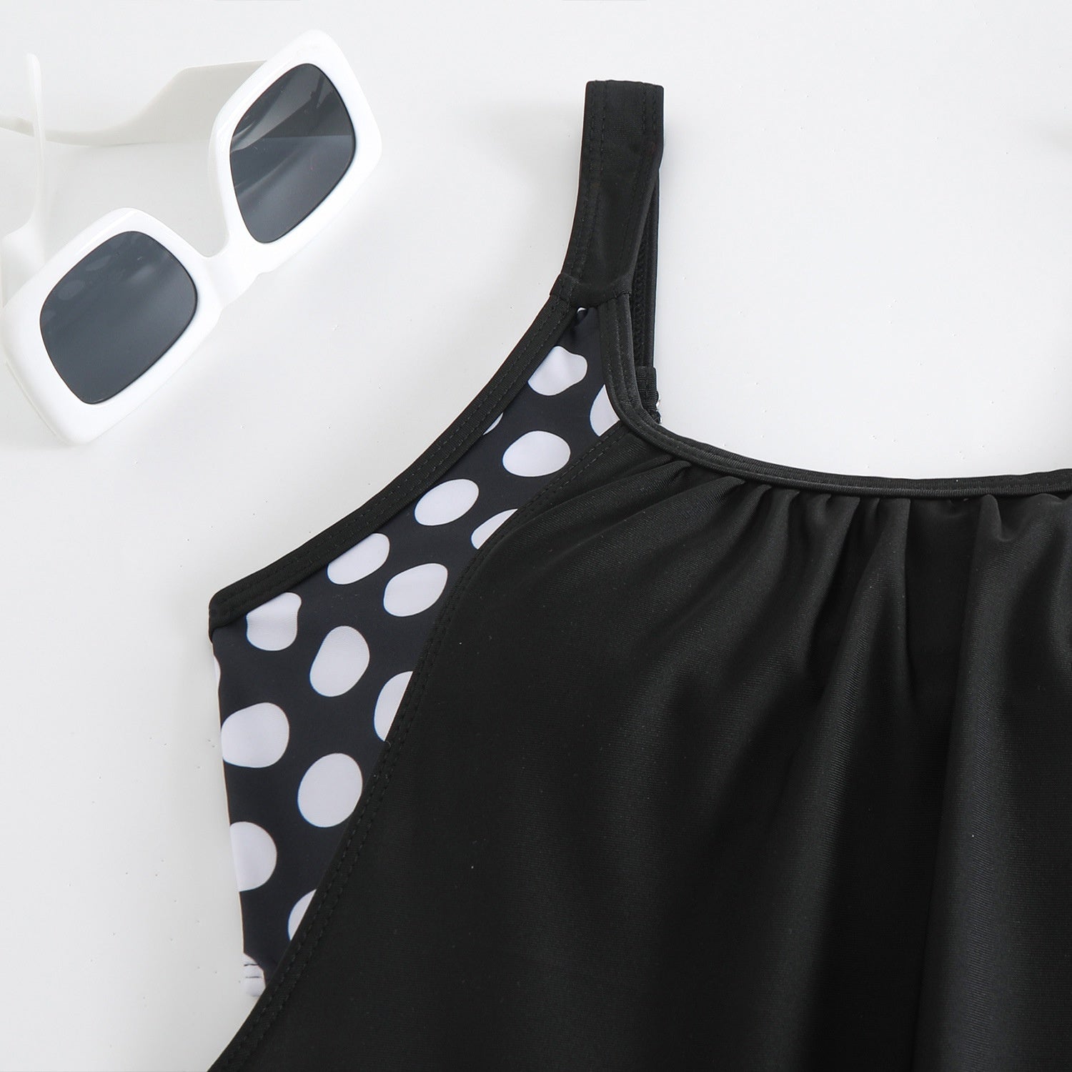 Hesoria™ - Maillot de bain femme deux pièces pois taille haute été plage