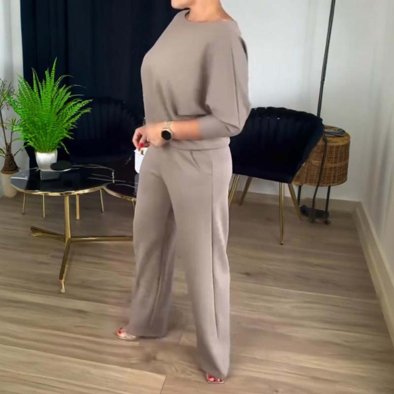 Erisandra™ - Ensemble 3 pièces élégant avec cardigan long, top et pantalon
