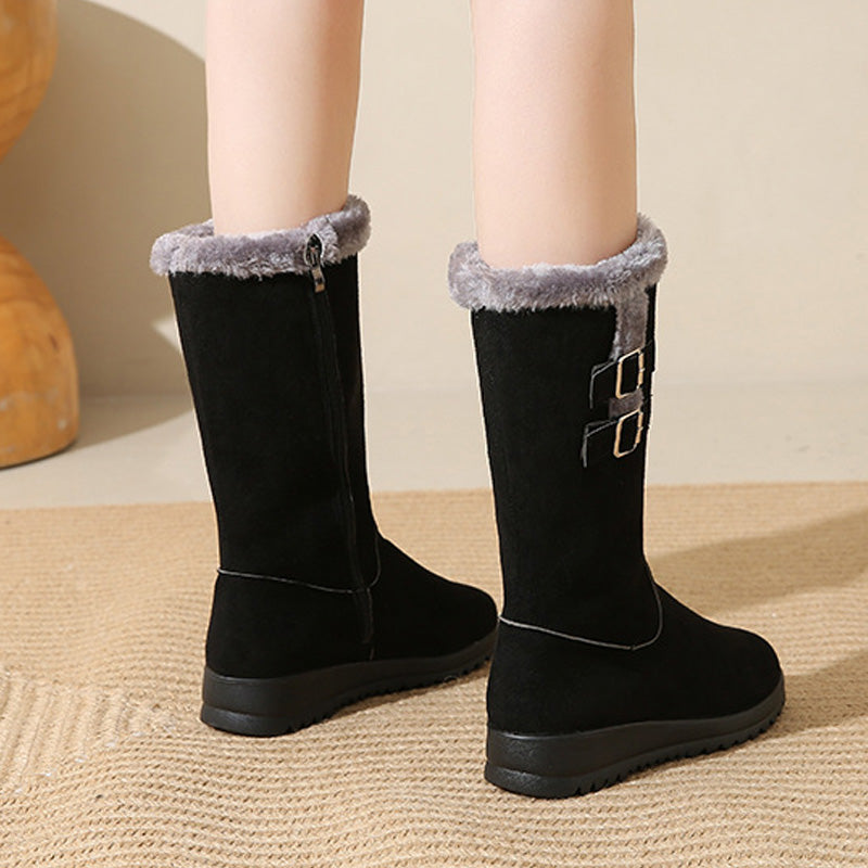 Marilysse - Bottes de Neige Femme Mi-Mollet Chaleur & Élégance