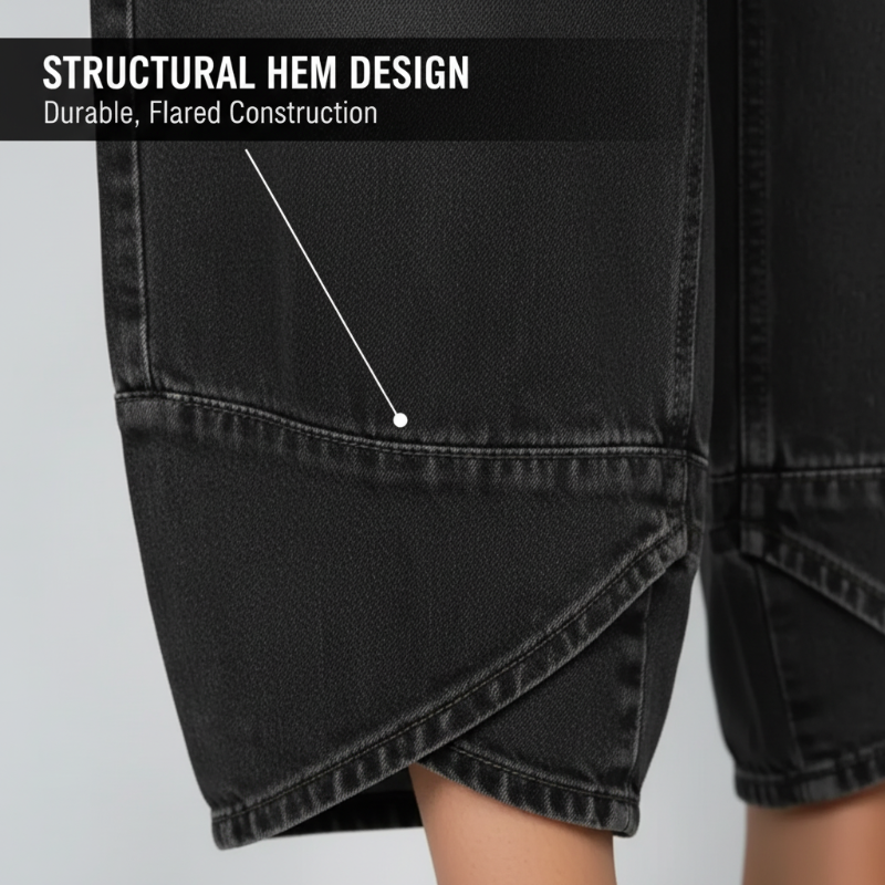 Havina™ - Jean Large Croisé Moderne Pour Femme